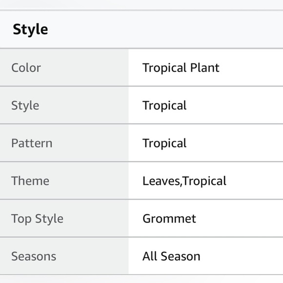 Cloth Monstera Botanical Tropical Shower Curtain - Picture 10 of 14